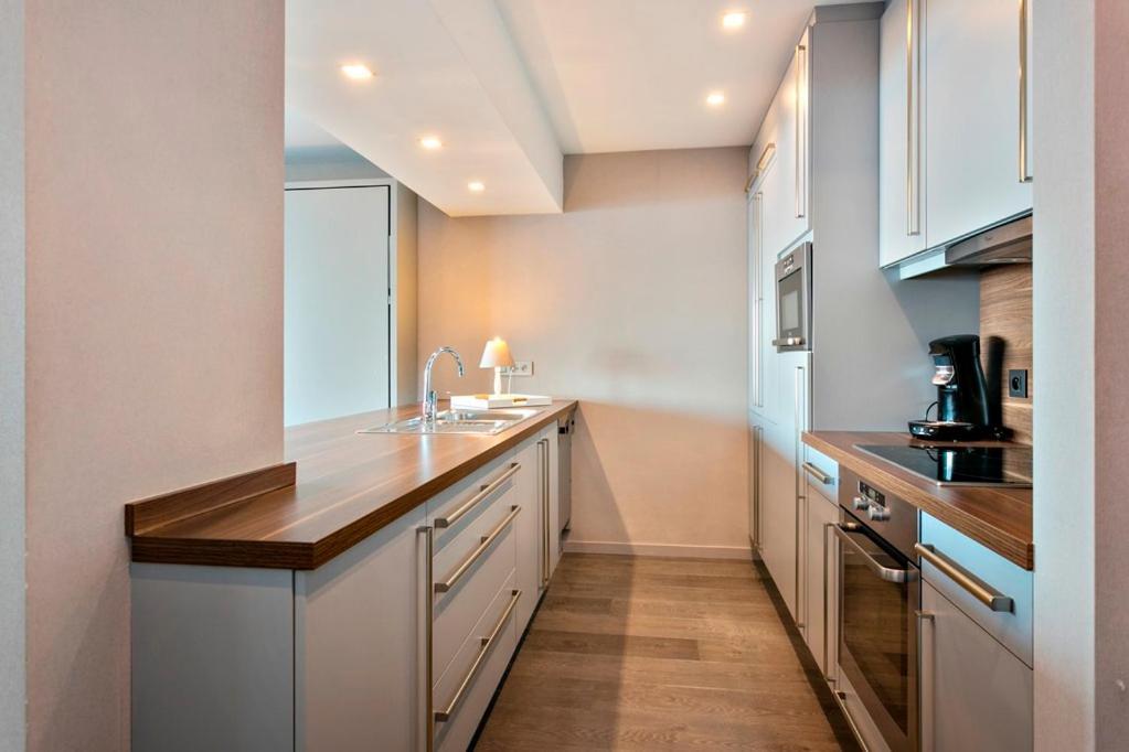 오스텐드 Montezuma Luxe Studio Met Frontaal Zeezicht Zonder Aparte Slaapkamer 아파트 외부 사진